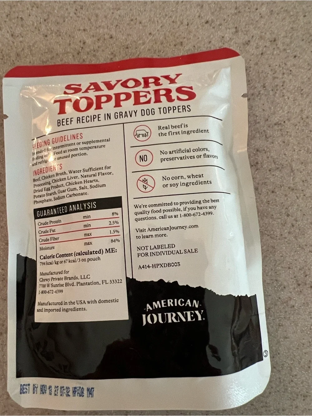 Savory Toppers Beef Recipe